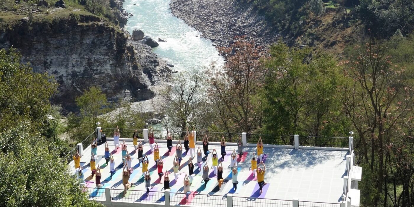 Live Info-Gespräch zu Sivananda Yoga in Rudraprayag, Himalaya, Indien