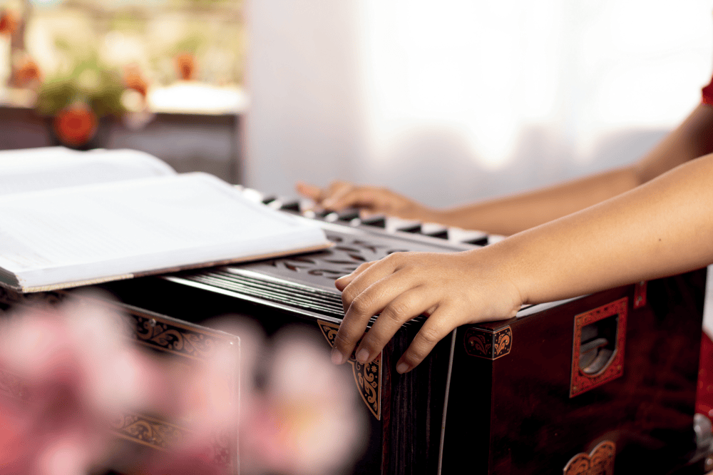 Freude am Kirtan-Singen